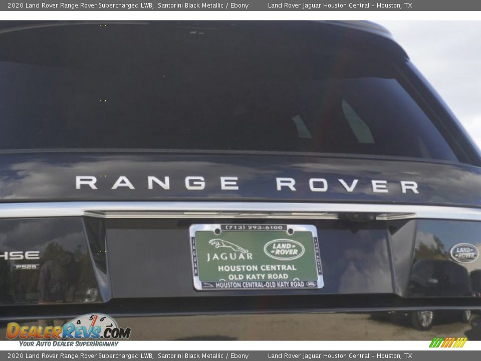 2020 Land Rover Range Rover Supercharged LWB Santorini Black Metallic / Ebony Photo #9