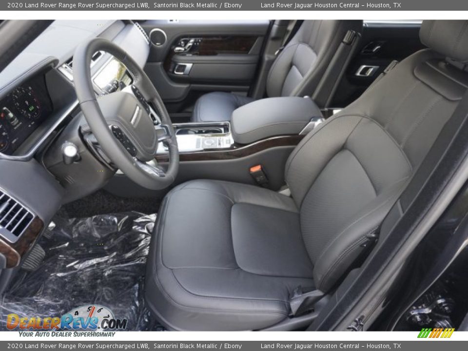 2020 Land Rover Range Rover Supercharged LWB Santorini Black Metallic / Ebony Photo #11