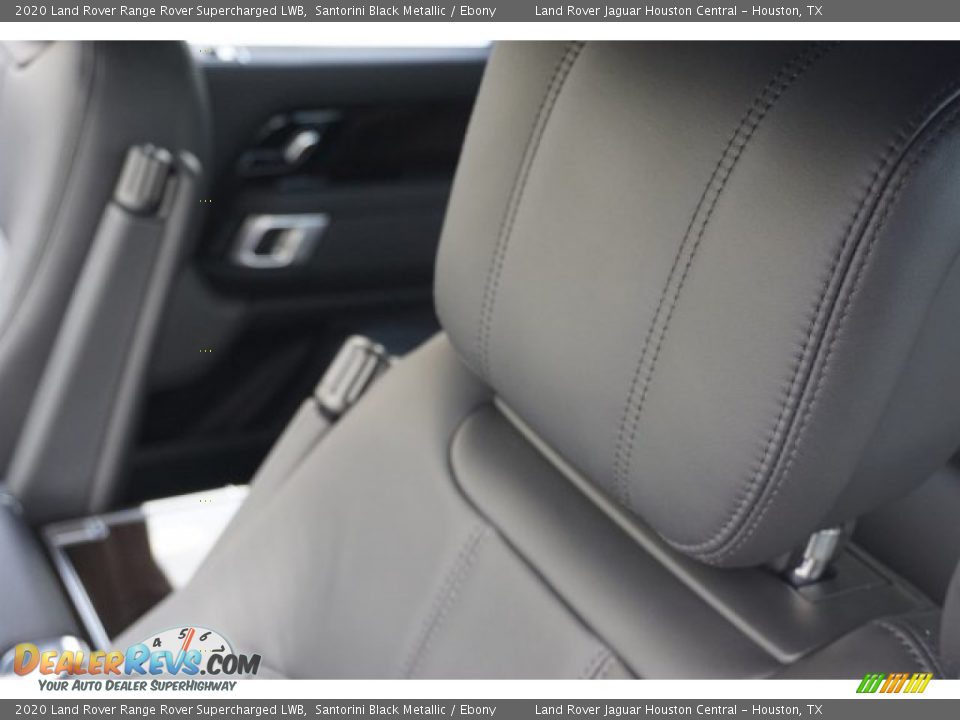 2020 Land Rover Range Rover Supercharged LWB Santorini Black Metallic / Ebony Photo #13