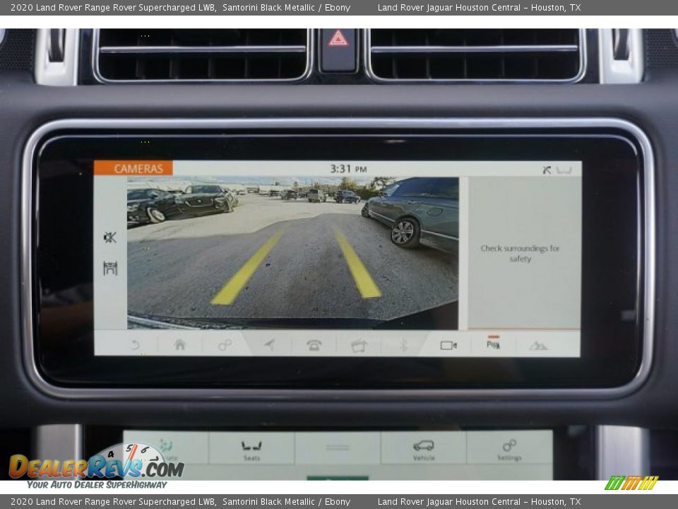 2020 Land Rover Range Rover Supercharged LWB Santorini Black Metallic / Ebony Photo #16