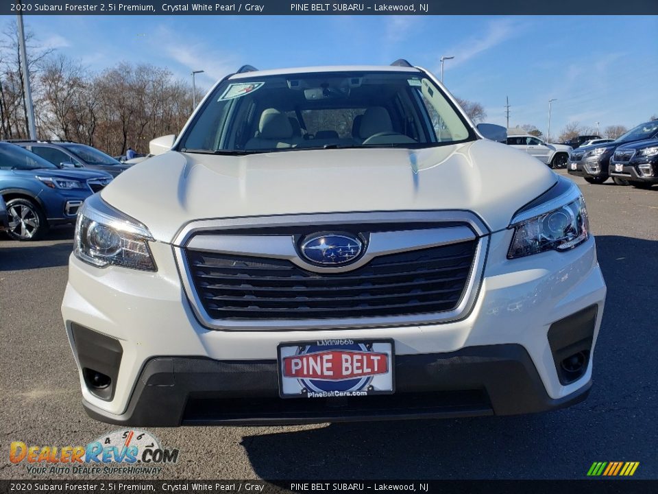 2020 Subaru Forester 2.5i Premium Crystal White Pearl / Gray Photo #2