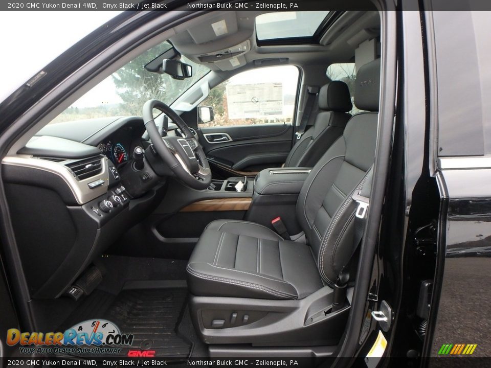 Jet Black Interior - 2020 GMC Yukon Denali 4WD Photo #13