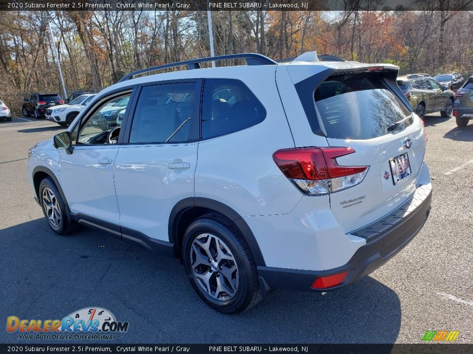 2020 Subaru Forester 2.5i Premium Crystal White Pearl / Gray Photo #4