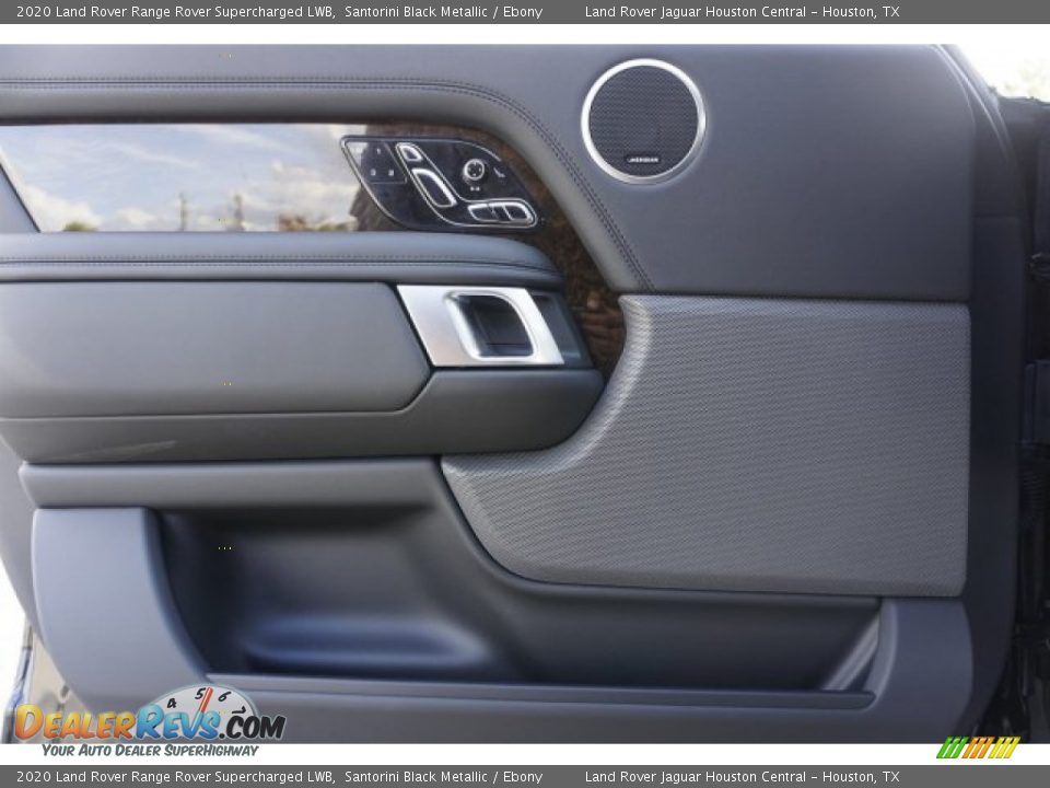 2020 Land Rover Range Rover Supercharged LWB Santorini Black Metallic / Ebony Photo #21