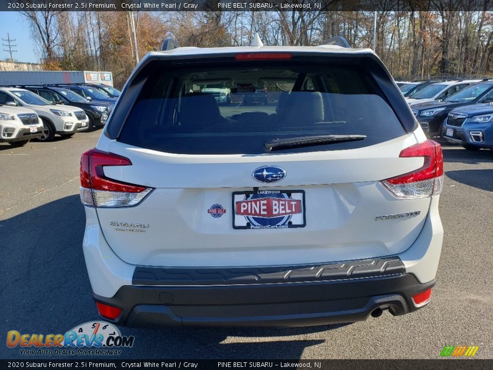 2020 Subaru Forester 2.5i Premium Crystal White Pearl / Gray Photo #5