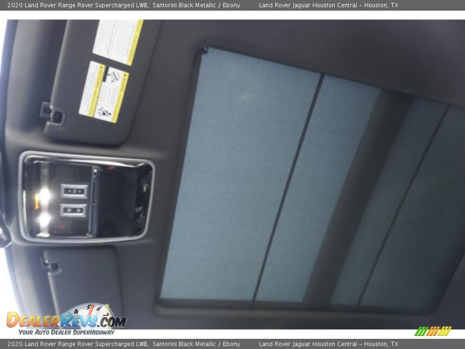 2020 Land Rover Range Rover Supercharged LWB Santorini Black Metallic / Ebony Photo #24