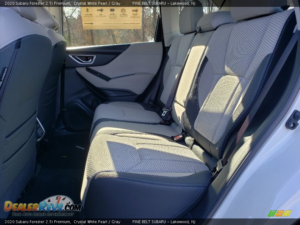 2020 Subaru Forester 2.5i Premium Crystal White Pearl / Gray Photo #6