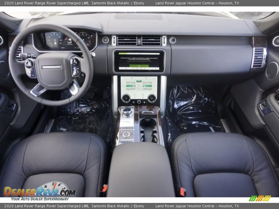 2020 Land Rover Range Rover Supercharged LWB Santorini Black Metallic / Ebony Photo #25