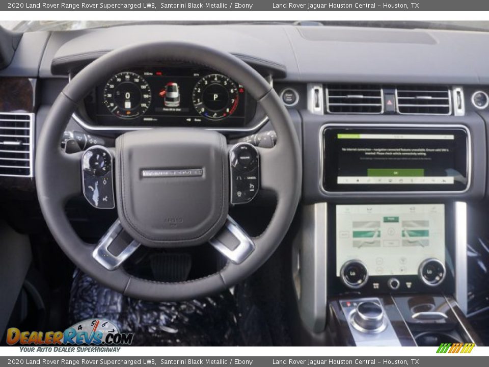2020 Land Rover Range Rover Supercharged LWB Santorini Black Metallic / Ebony Photo #26