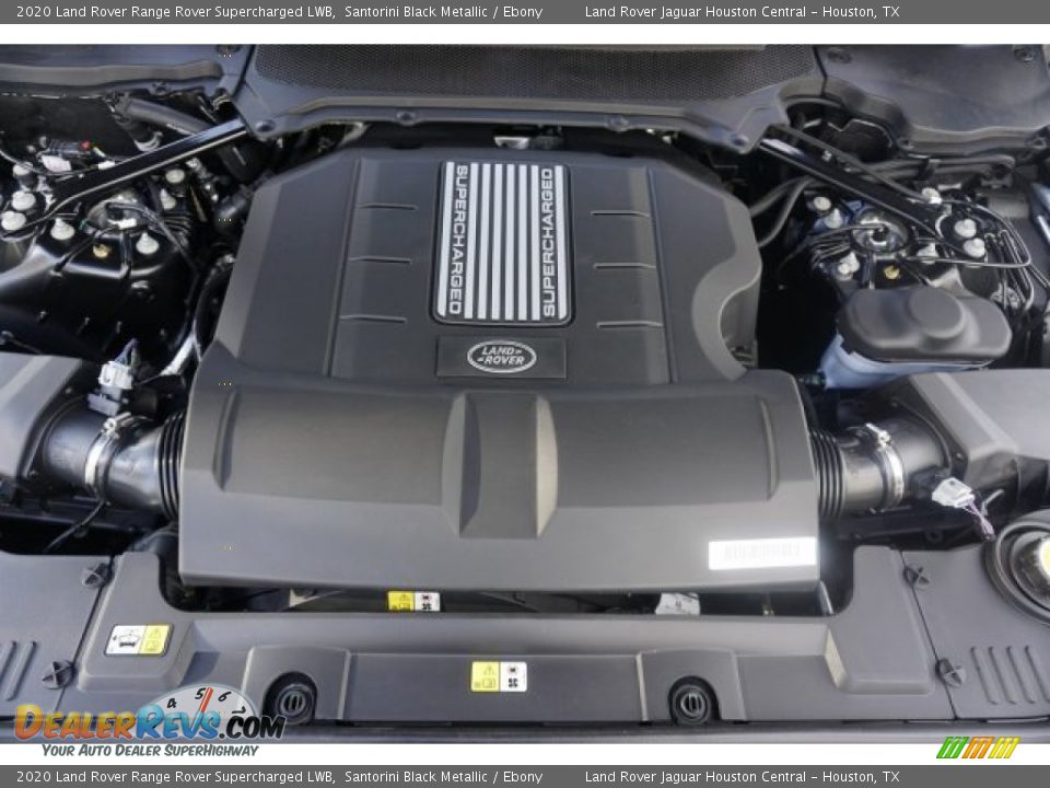 2020 Land Rover Range Rover Supercharged LWB Santorini Black Metallic / Ebony Photo #29