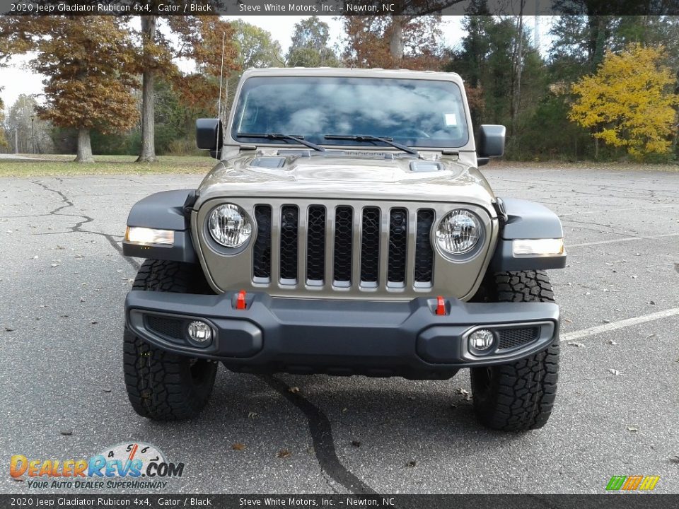 2020 Jeep Gladiator Rubicon 4x4 Gator / Black Photo #3