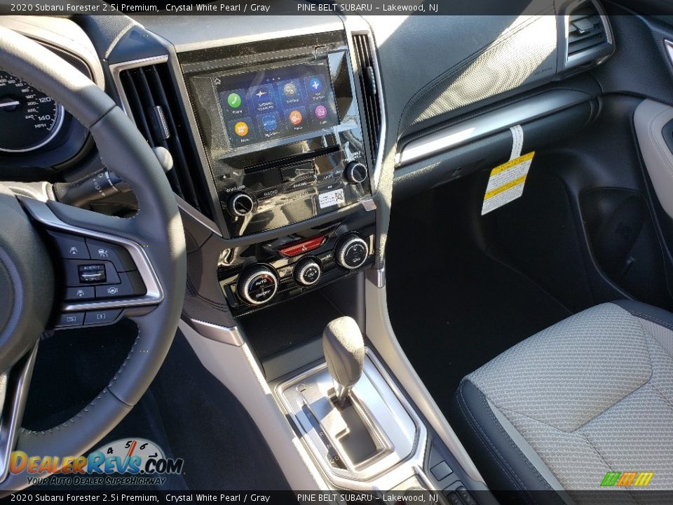 2020 Subaru Forester 2.5i Premium Crystal White Pearl / Gray Photo #10