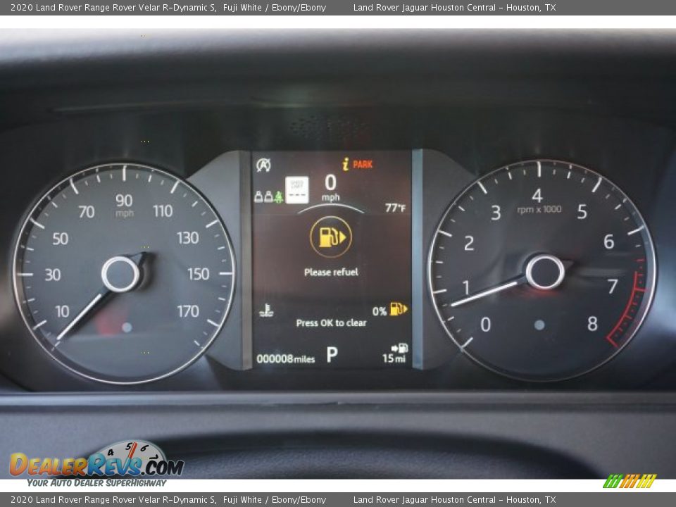 2020 Land Rover Range Rover Velar R-Dynamic S Fuji White / Ebony/Ebony Photo #13