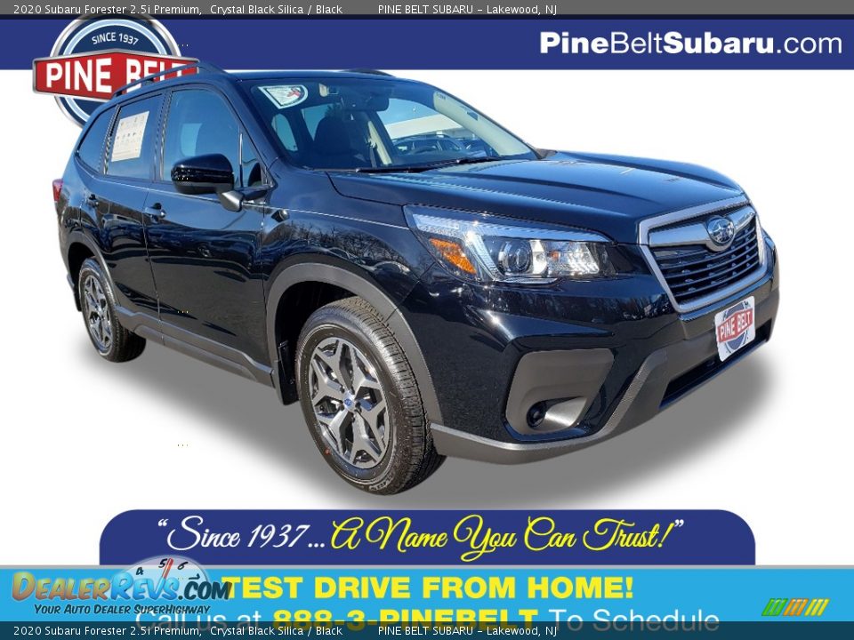 2020 Subaru Forester 2.5i Premium Crystal Black Silica / Black Photo #1