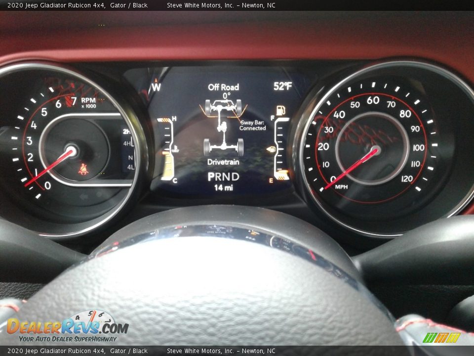 2020 Jeep Gladiator Rubicon 4x4 Gauges Photo #18