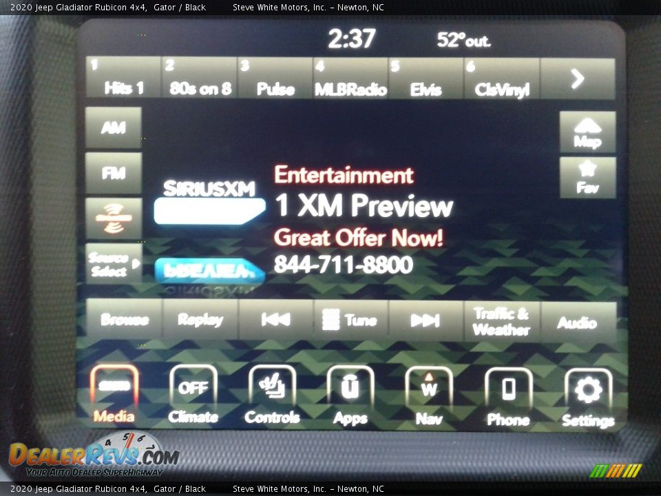 2020 Jeep Gladiator Rubicon 4x4 Gator / Black Photo #20