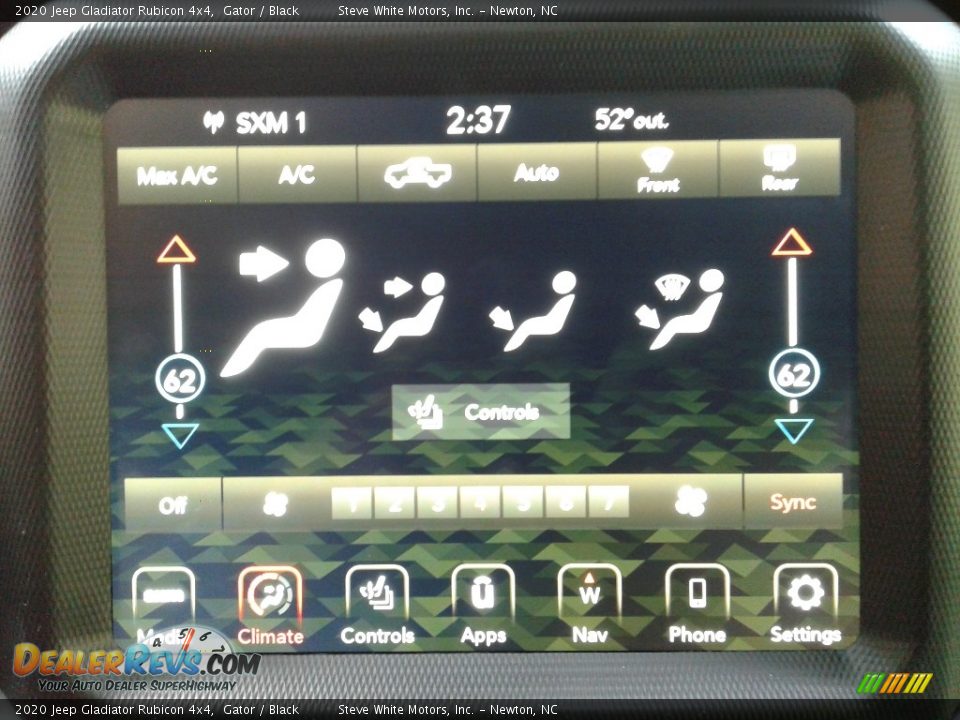 2020 Jeep Gladiator Rubicon 4x4 Gator / Black Photo #22