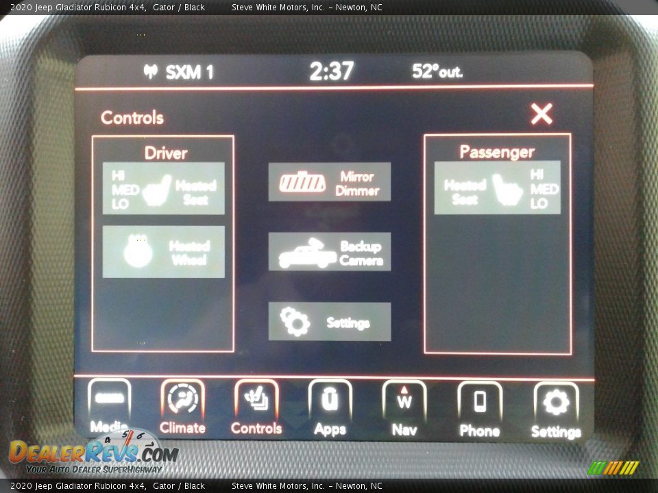 2020 Jeep Gladiator Rubicon 4x4 Gator / Black Photo #23