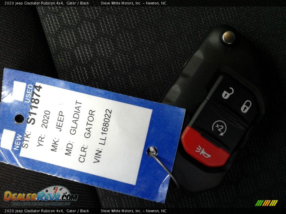 2020 Jeep Gladiator Rubicon 4x4 Gator / Black Photo #31