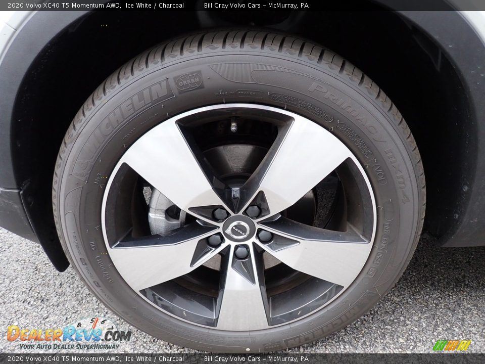 2020 Volvo XC40 T5 Momentum AWD Ice White / Charcoal Photo #6