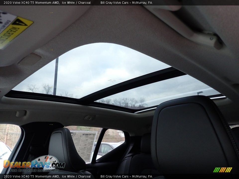 2020 Volvo XC40 T5 Momentum AWD Ice White / Charcoal Photo #12