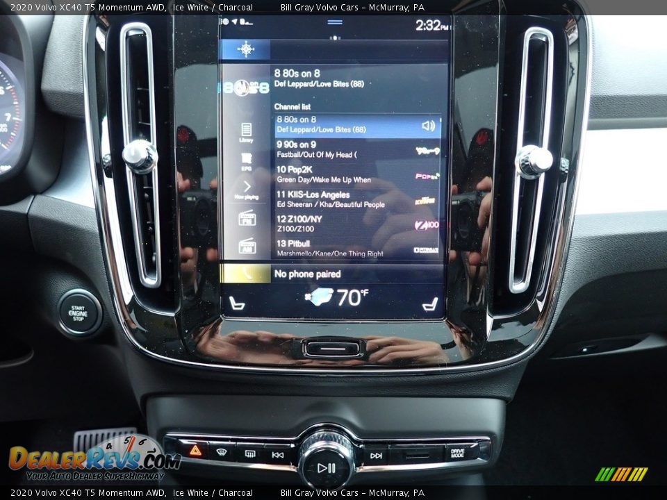 2020 Volvo XC40 T5 Momentum AWD Ice White / Charcoal Photo #15