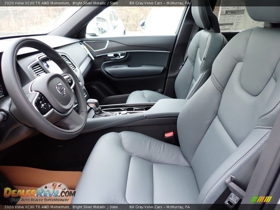 Front Seat of 2020 Volvo XC90 T6 AWD Momentum Photo #7
