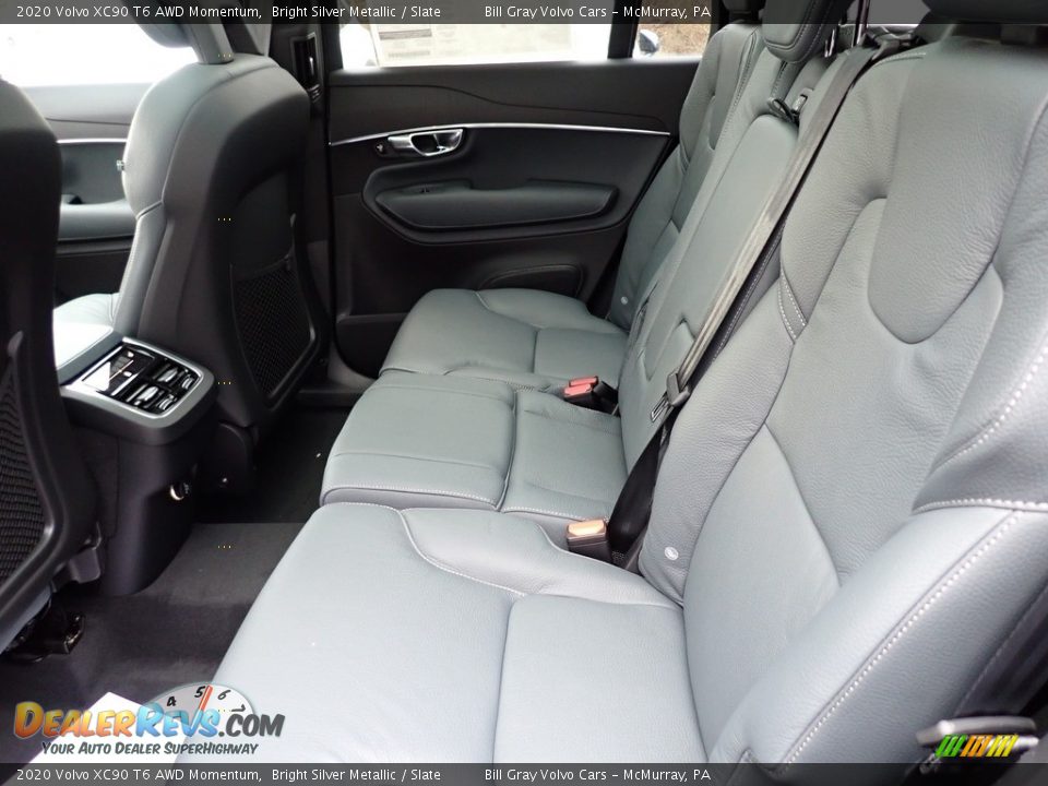 Rear Seat of 2020 Volvo XC90 T6 AWD Momentum Photo #8