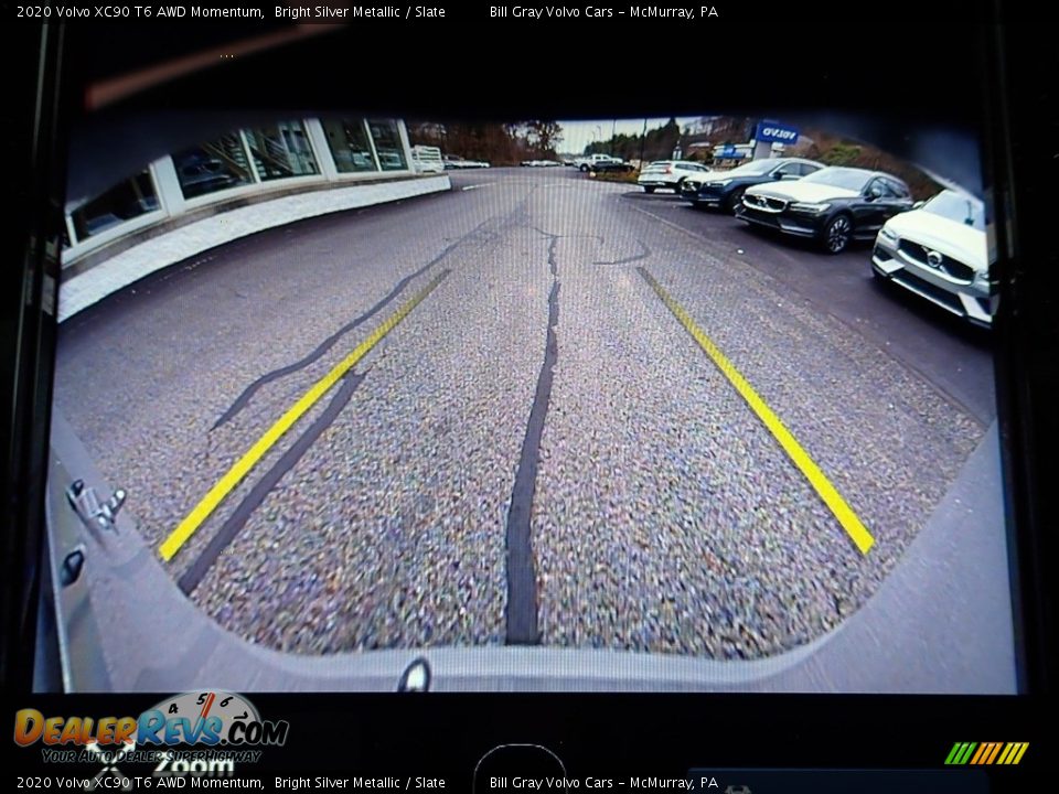 2020 Volvo XC90 T6 AWD Momentum Bright Silver Metallic / Slate Photo #14