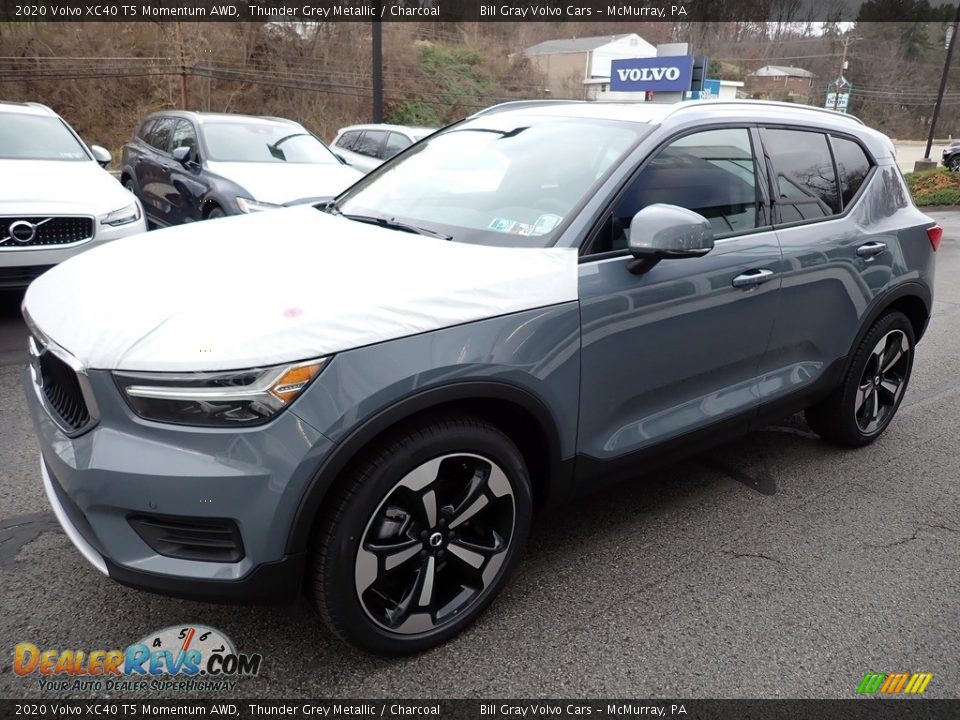 2020 Volvo XC40 T5 Momentum AWD Thunder Grey Metallic / Charcoal Photo #5