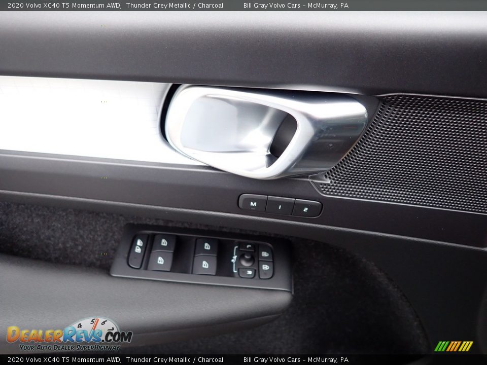 2020 Volvo XC40 T5 Momentum AWD Thunder Grey Metallic / Charcoal Photo #10