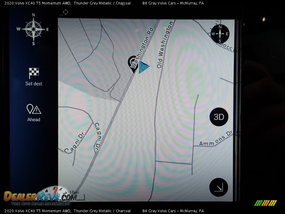 2020 Volvo XC40 T5 Momentum AWD Thunder Grey Metallic / Charcoal Photo #13