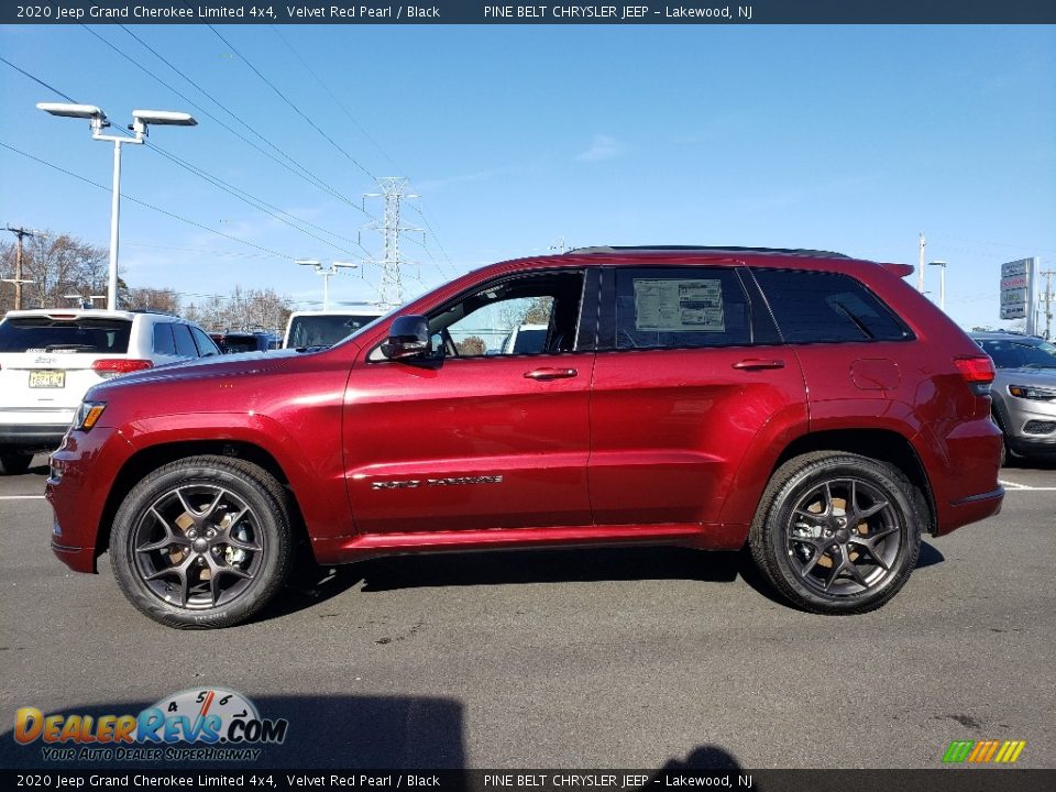 2020 Jeep Grand Cherokee Limited 4x4 Velvet Red Pearl / Black Photo #3