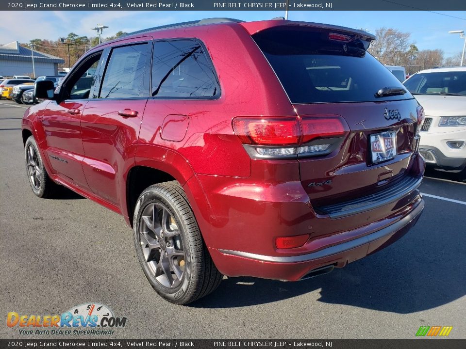 2020 Jeep Grand Cherokee Limited 4x4 Velvet Red Pearl / Black Photo #4