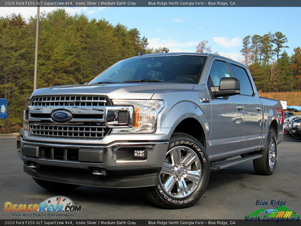2020 Ford F150 XLT SuperCrew 4x4 Iconic Silver / Medium Earth Gray Photo #1