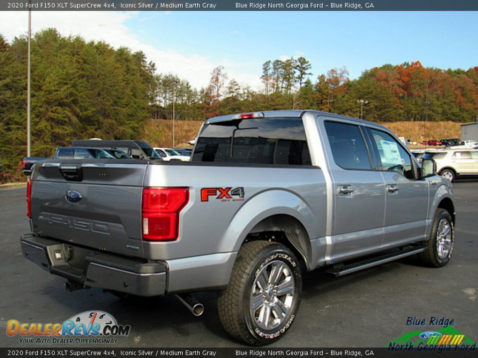 2020 Ford F150 XLT SuperCrew 4x4 Iconic Silver / Medium Earth Gray Photo #5