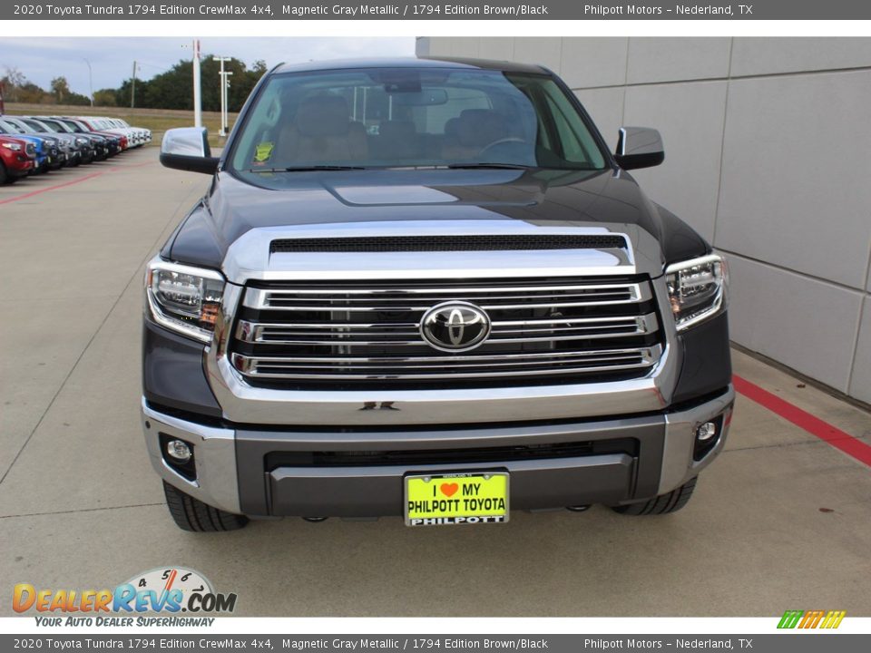 2020 Toyota Tundra 1794 Edition CrewMax 4x4 Magnetic Gray Metallic / 1794 Edition Brown/Black Photo #3