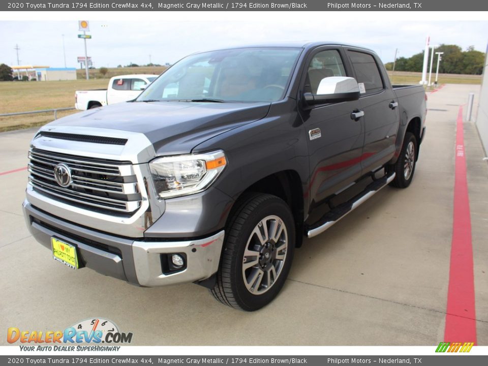 2020 Toyota Tundra 1794 Edition CrewMax 4x4 Magnetic Gray Metallic / 1794 Edition Brown/Black Photo #4