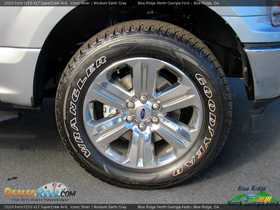 2020 Ford F150 XLT SuperCrew 4x4 Iconic Silver / Medium Earth Gray Photo #9