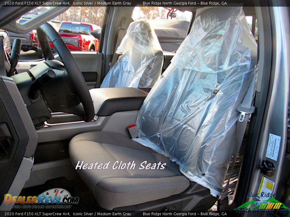 2020 Ford F150 XLT SuperCrew 4x4 Iconic Silver / Medium Earth Gray Photo #10