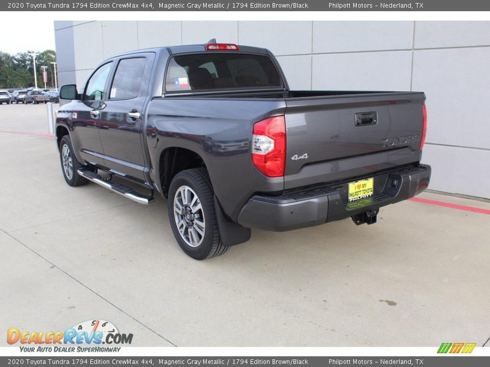 2020 Toyota Tundra 1794 Edition CrewMax 4x4 Magnetic Gray Metallic / 1794 Edition Brown/Black Photo #6