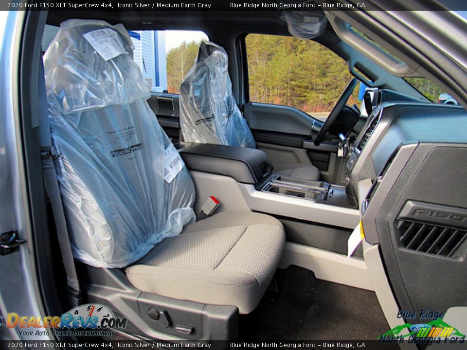 2020 Ford F150 XLT SuperCrew 4x4 Iconic Silver / Medium Earth Gray Photo #11