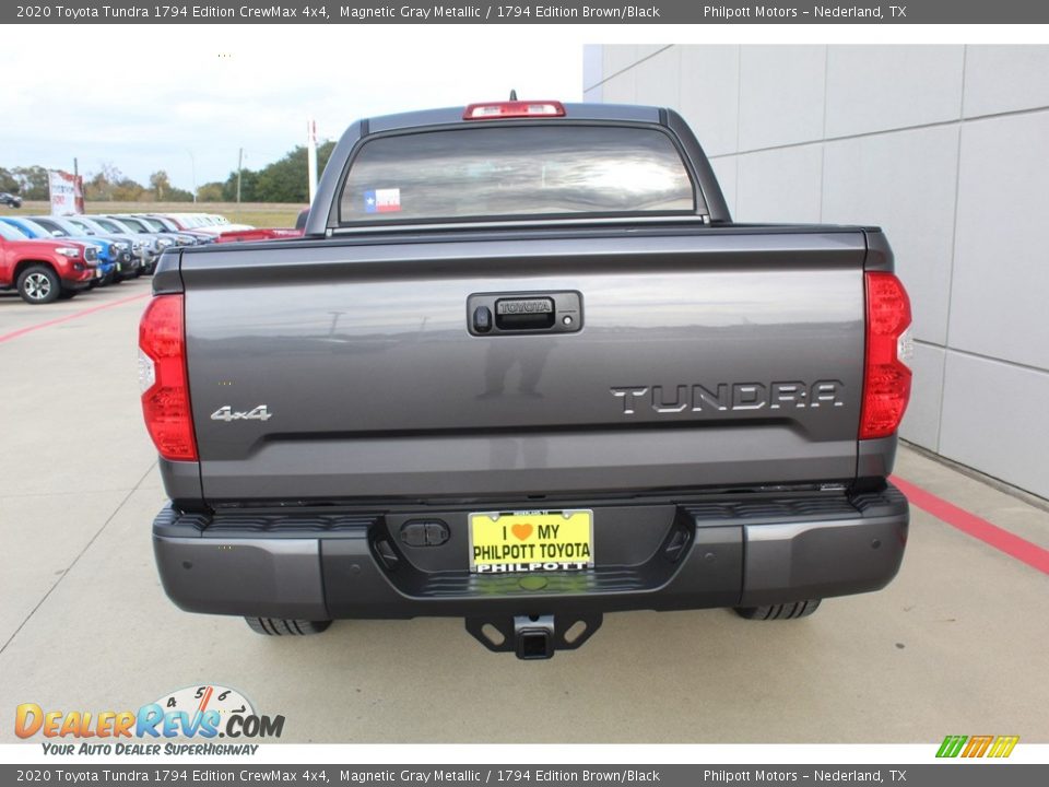 2020 Toyota Tundra 1794 Edition CrewMax 4x4 Magnetic Gray Metallic / 1794 Edition Brown/Black Photo #7