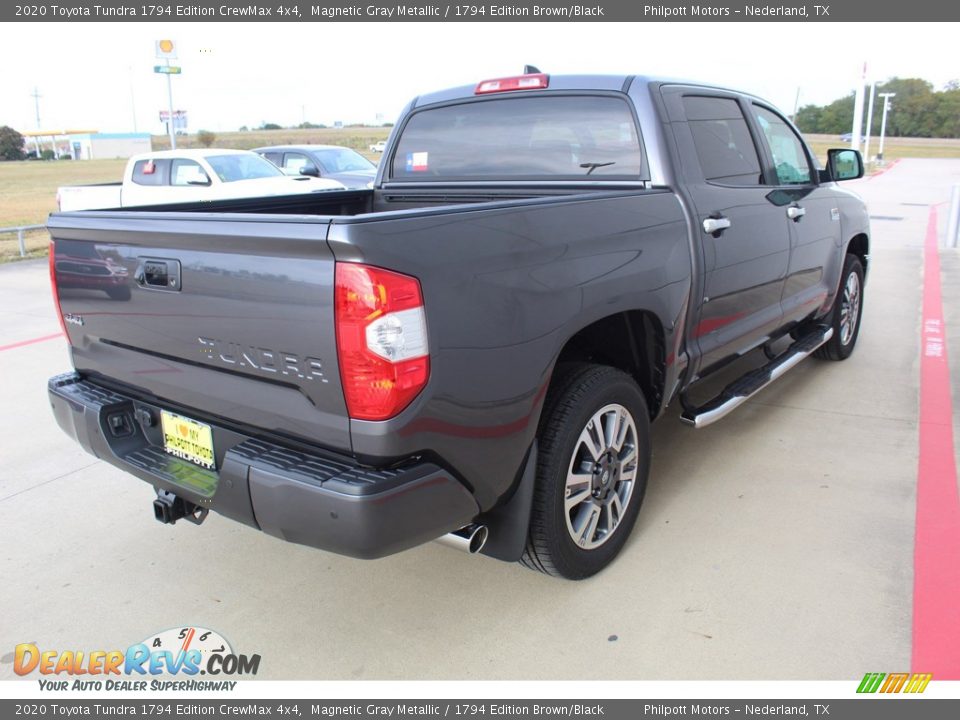 2020 Toyota Tundra 1794 Edition CrewMax 4x4 Magnetic Gray Metallic / 1794 Edition Brown/Black Photo #8