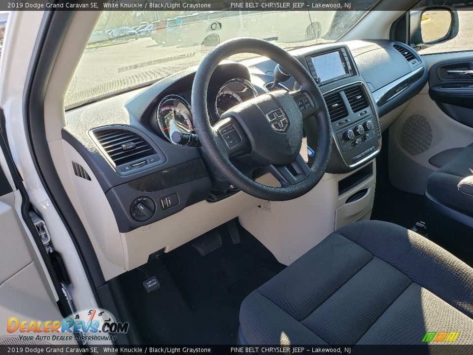 2019 Dodge Grand Caravan SE White Knuckle / Black/Light Graystone Photo #7