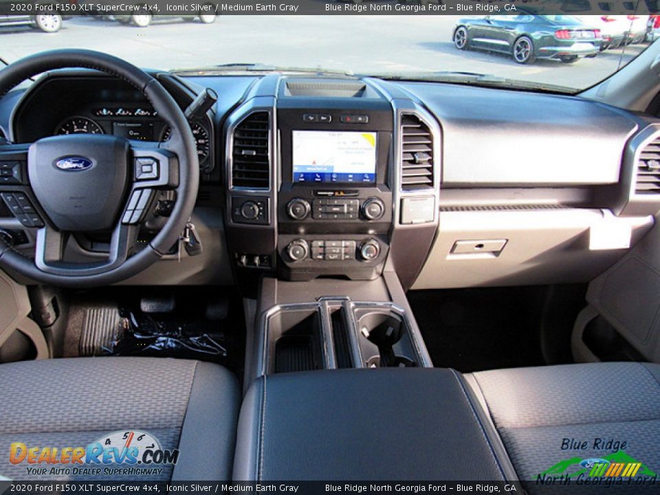 2020 Ford F150 XLT SuperCrew 4x4 Iconic Silver / Medium Earth Gray Photo #15