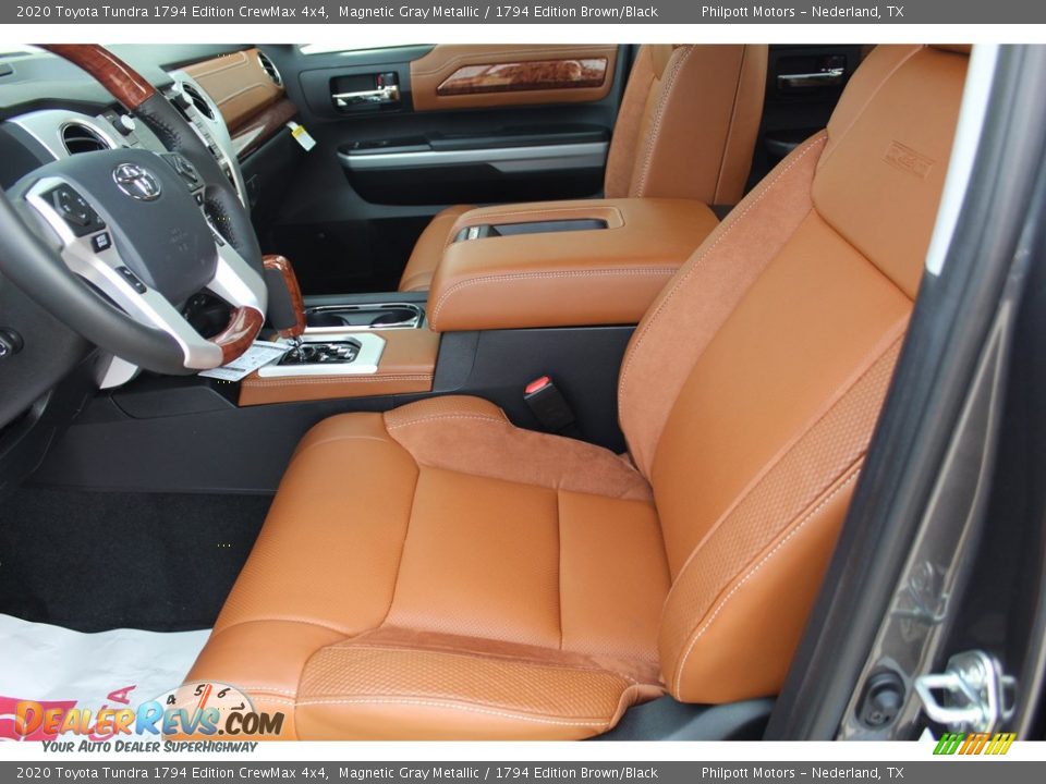 Front Seat of 2020 Toyota Tundra 1794 Edition CrewMax 4x4 Photo #10