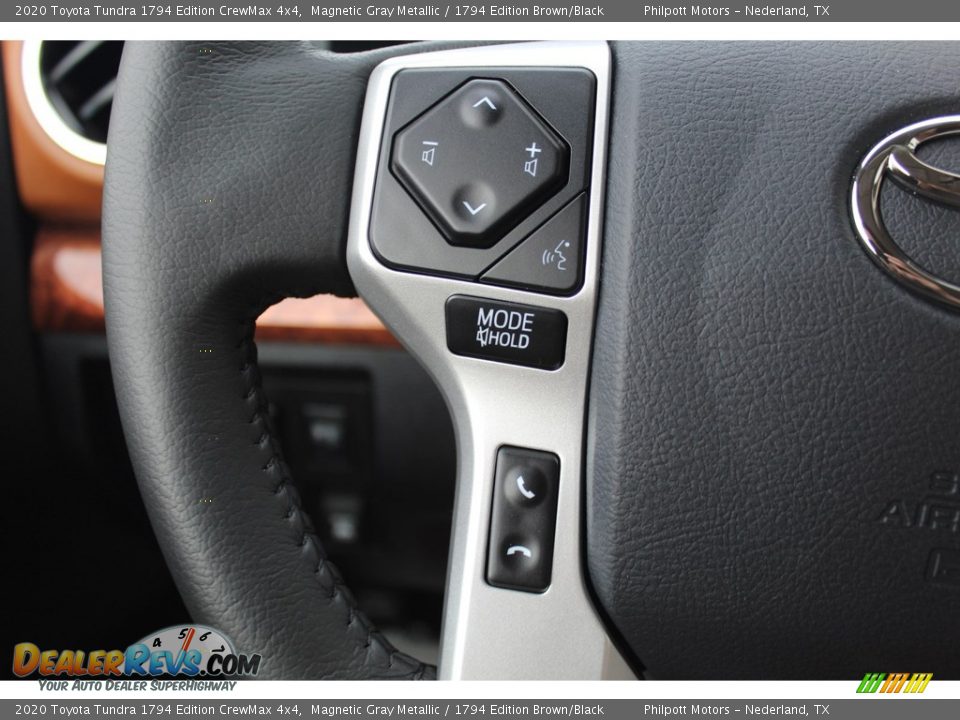 2020 Toyota Tundra 1794 Edition CrewMax 4x4 Steering Wheel Photo #12