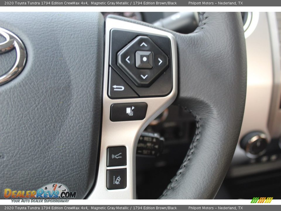2020 Toyota Tundra 1794 Edition CrewMax 4x4 Steering Wheel Photo #13