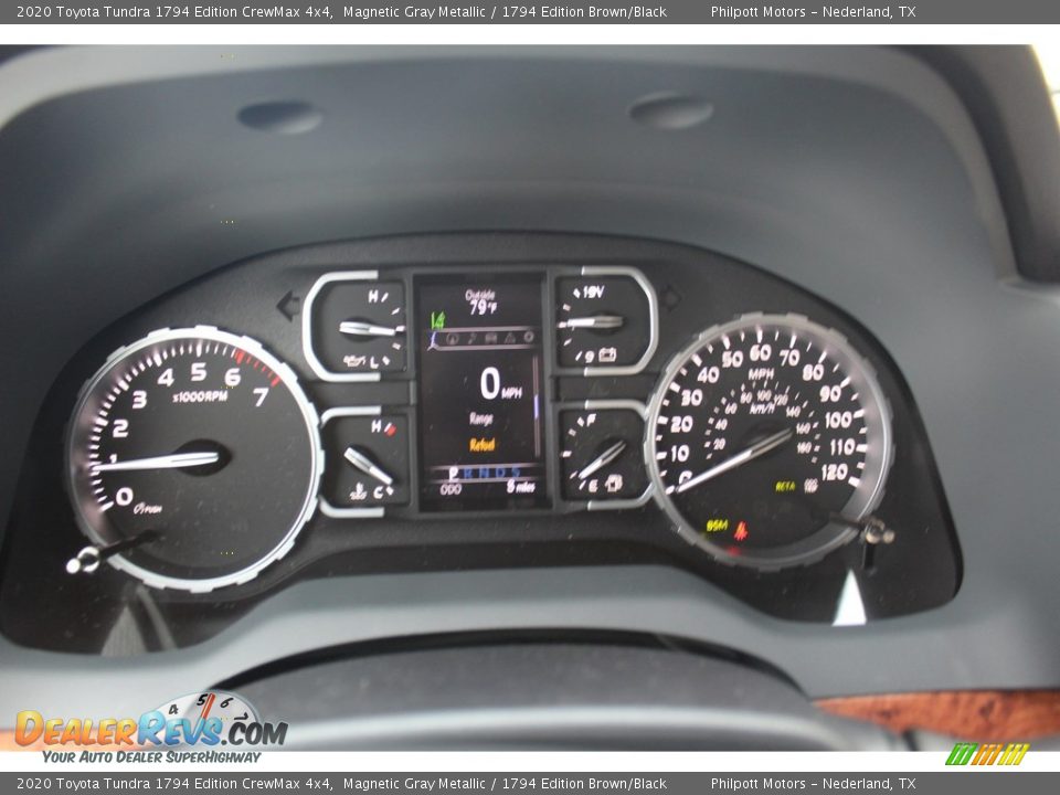 2020 Toyota Tundra 1794 Edition CrewMax 4x4 Gauges Photo #14